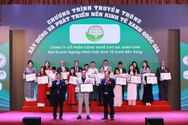 CHM 3-GREEN HIGH TECH JSC Honored with the “Business of Green Economy for Sustainable Development” Award 2025